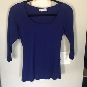 Forever 21 royal blue scoop neck tee